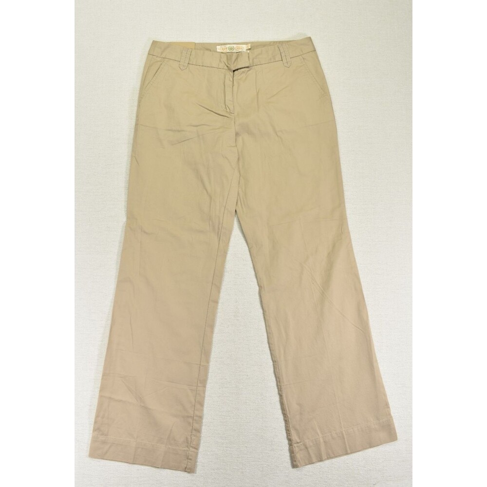 NWT J CREW Broken in Chino Pants Classic Twill Tan Khaki Womens Size 8R City Fit